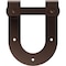 Ekena Millwork Premium Horseshoe Roller Hanger w/ Bolts for Barn Door for 2 1/4" Doors, Rustic Brown GB60015R2RB - alternate 5